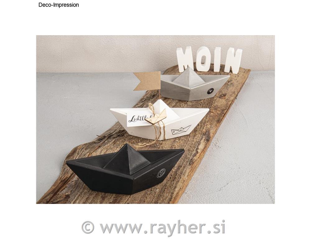 Silikonski kalup Origami čoln 3 velikosti