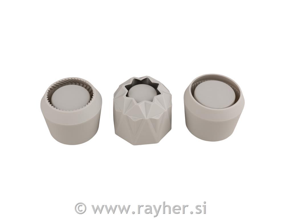 Silikonski kalup Mali lončki 3 dizajni, 7x5,5cm