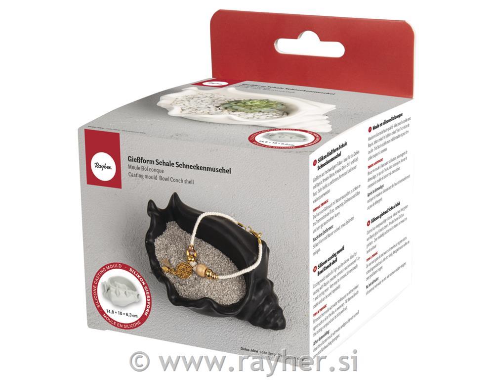 Silikonski kalup Dekorativna skleda školjka