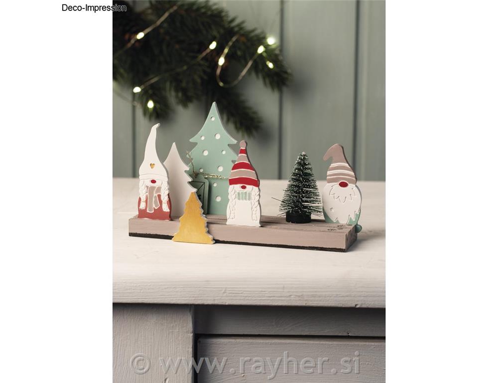 Silikonski kalup Palčkova družina, 14.5x26x1cm, 9 motivov