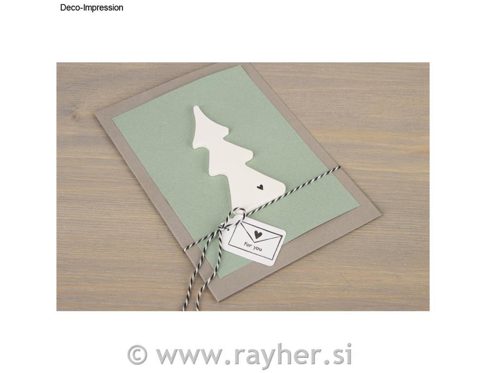 Silikonski kalup Smreke, 14.5x26x2cm, 4 motivi