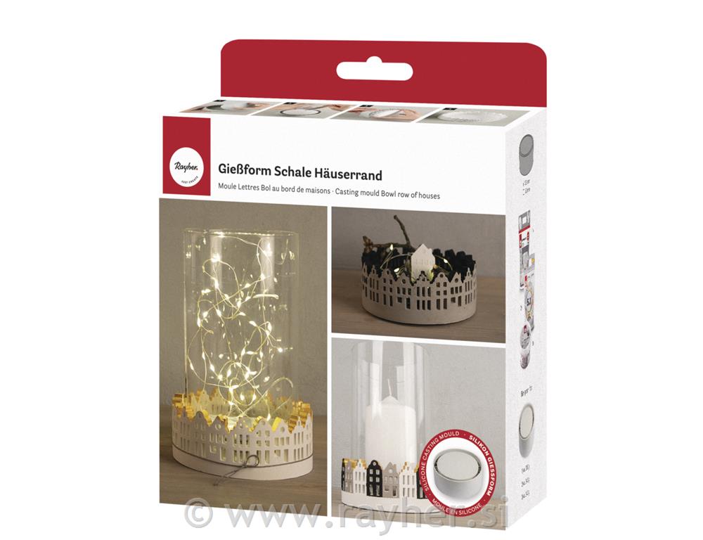 Silikonski kalup Skleda hiške, 13.2cm x v 5cm