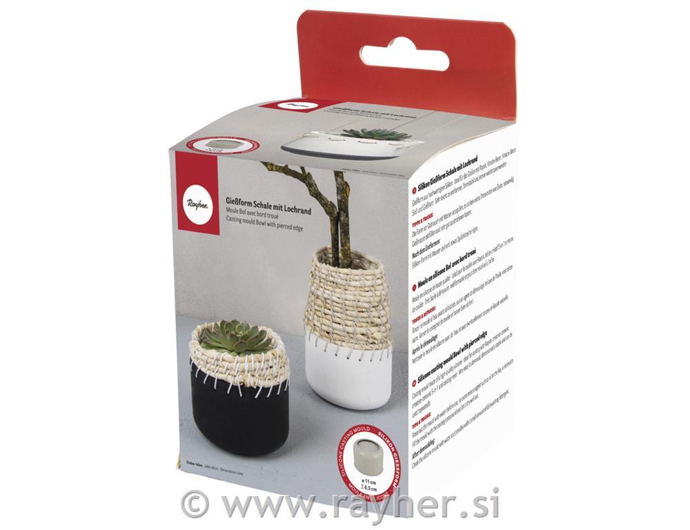 Silikonski kalup Skleda z luknjami, o 11cm x H 6.5cm