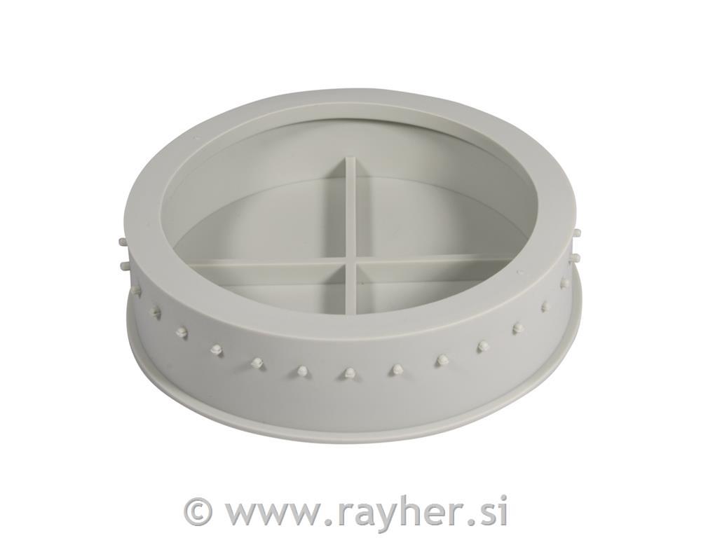 Silikonski kalup Podstavek z luknjastim robom, 17cmx 4cm