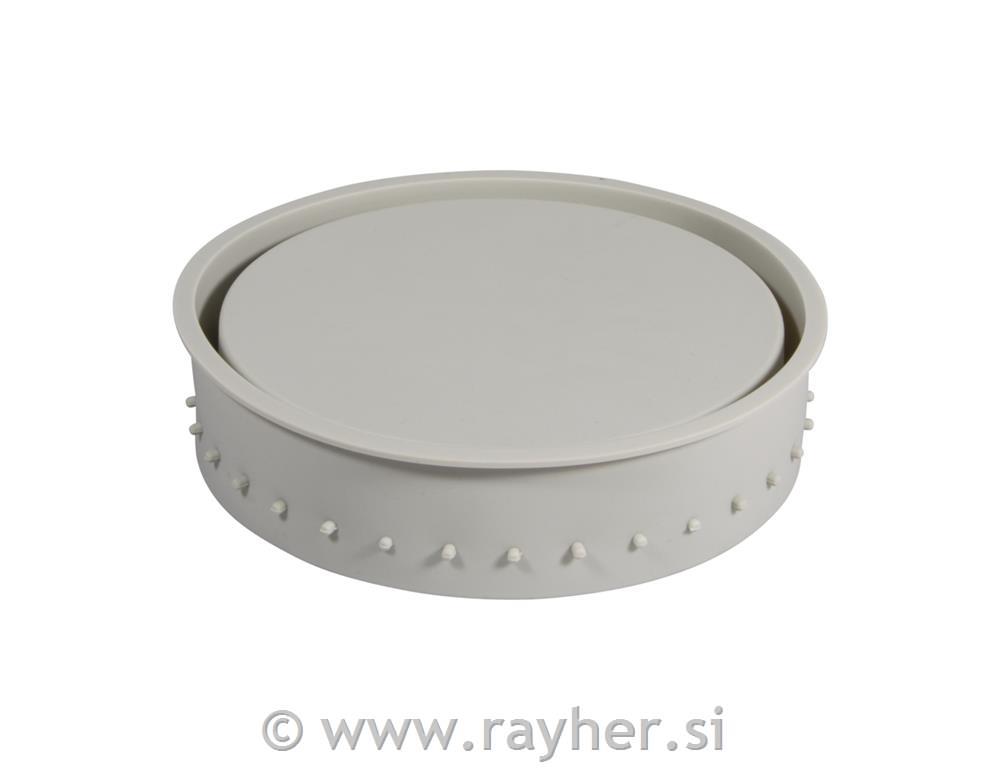 Silikonski kalup Podstavek z luknjastim robom, 17cmx 4cm