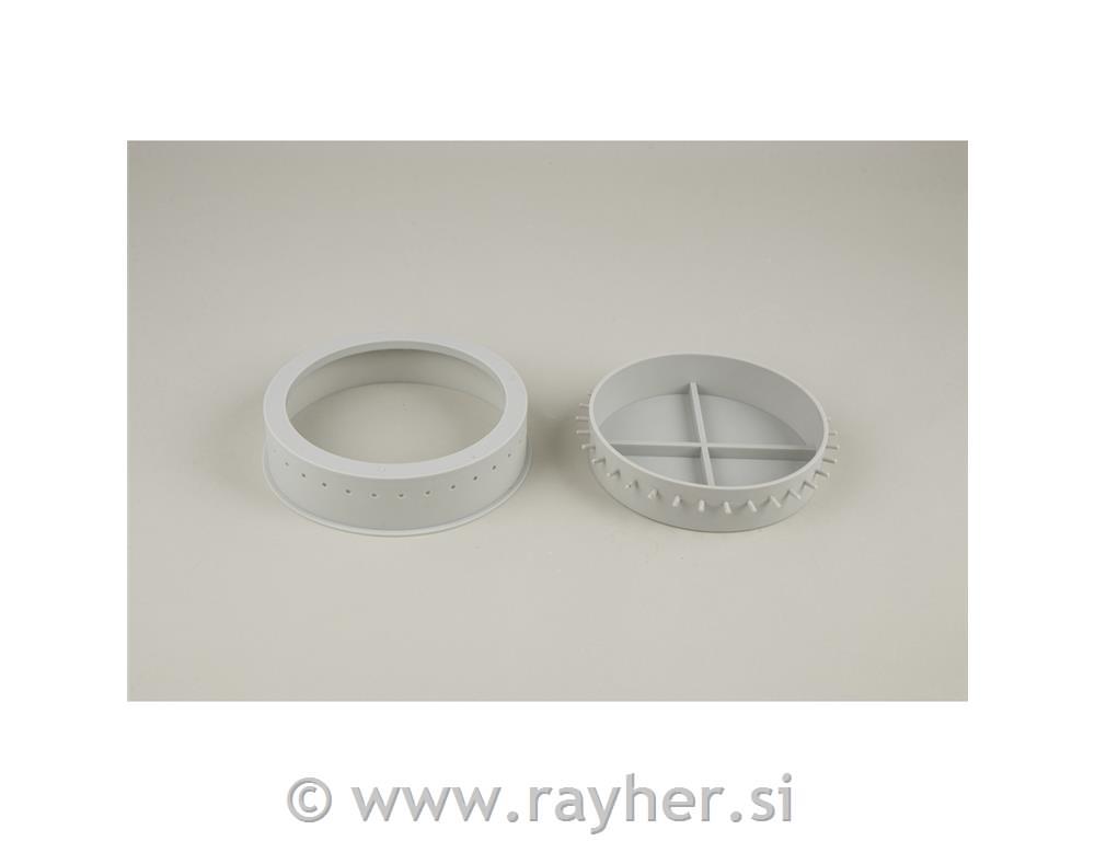 Silikonski kalup Podstavek z luknjastim robom, 17cmx 4cm