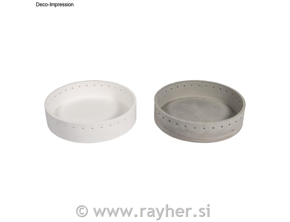 Silikonski kalup Podstavek z luknjastim robom, 17cmx 4cm