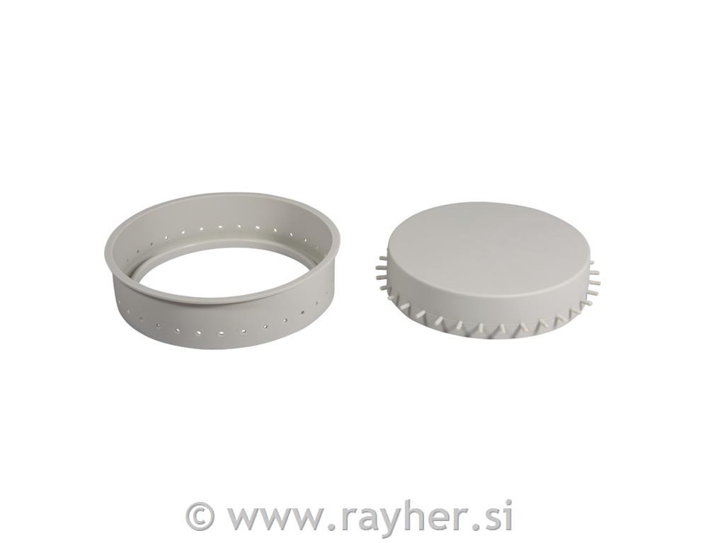 Silikonski kalup Podstavek z luknjastim robom, 17cmx 4cm