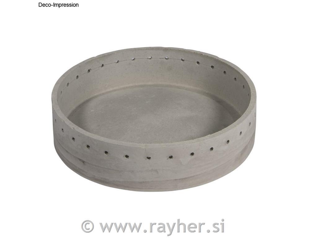 Silikonski kalup Podstavek z luknjastim robom, 17cmx 4cm