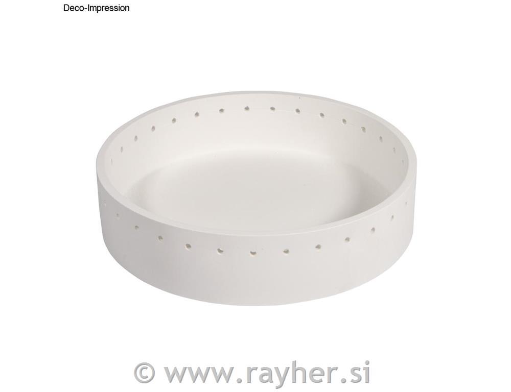 Silikonski kalup Podstavek z luknjastim robom, 17cmx 4cm