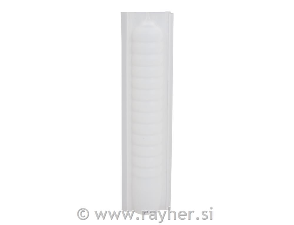 Kalup sveča črtasta, o2cm / višina 19.5cm