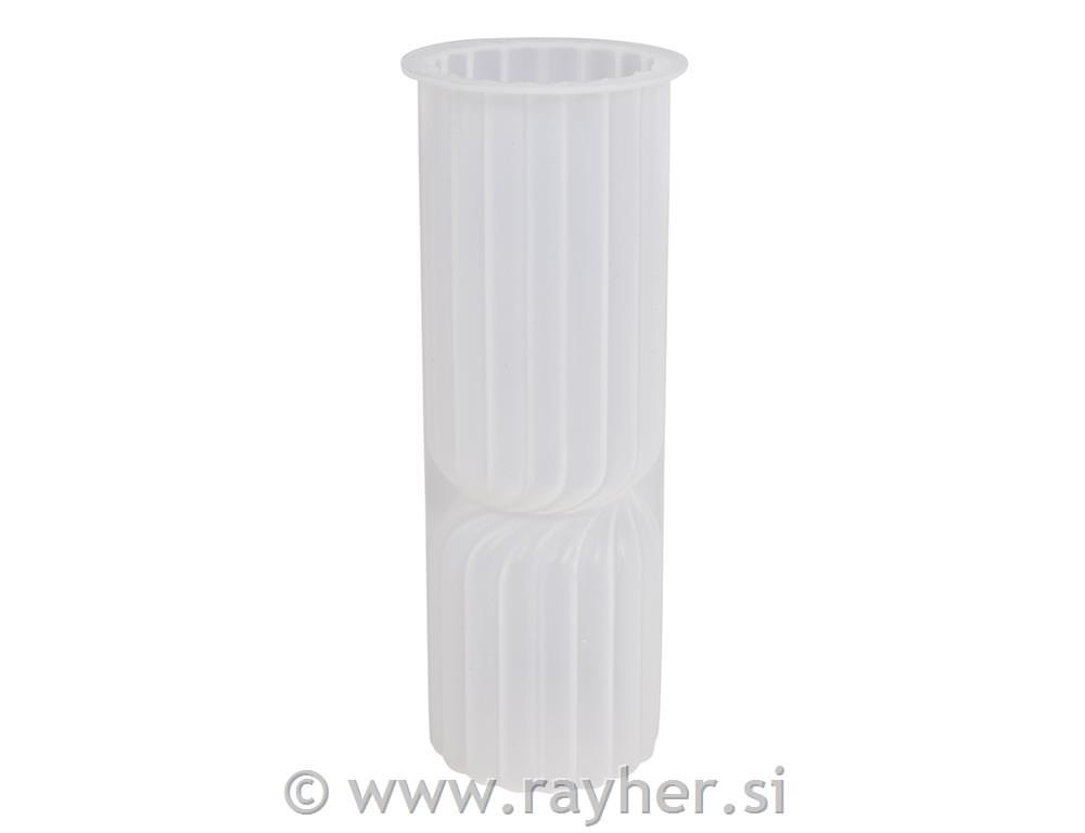 Kalup sveča dvojna zavita, o4,6x15cm+kovinski držalec stenja