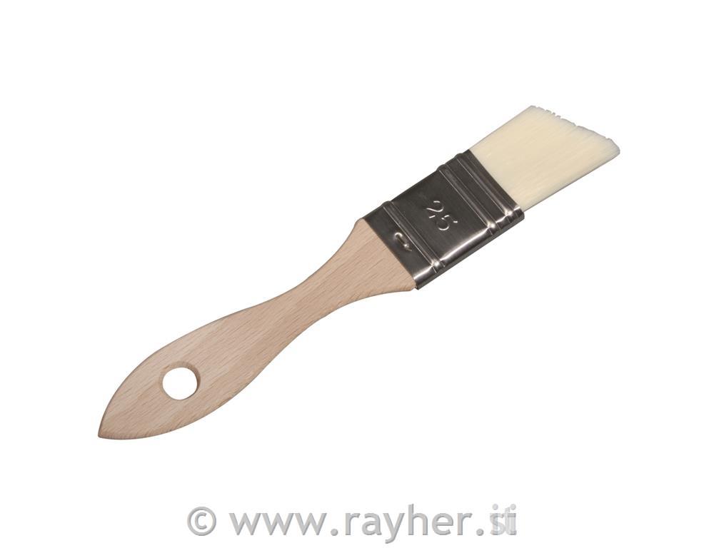 Synthetic wide brush bevelled, Size 25