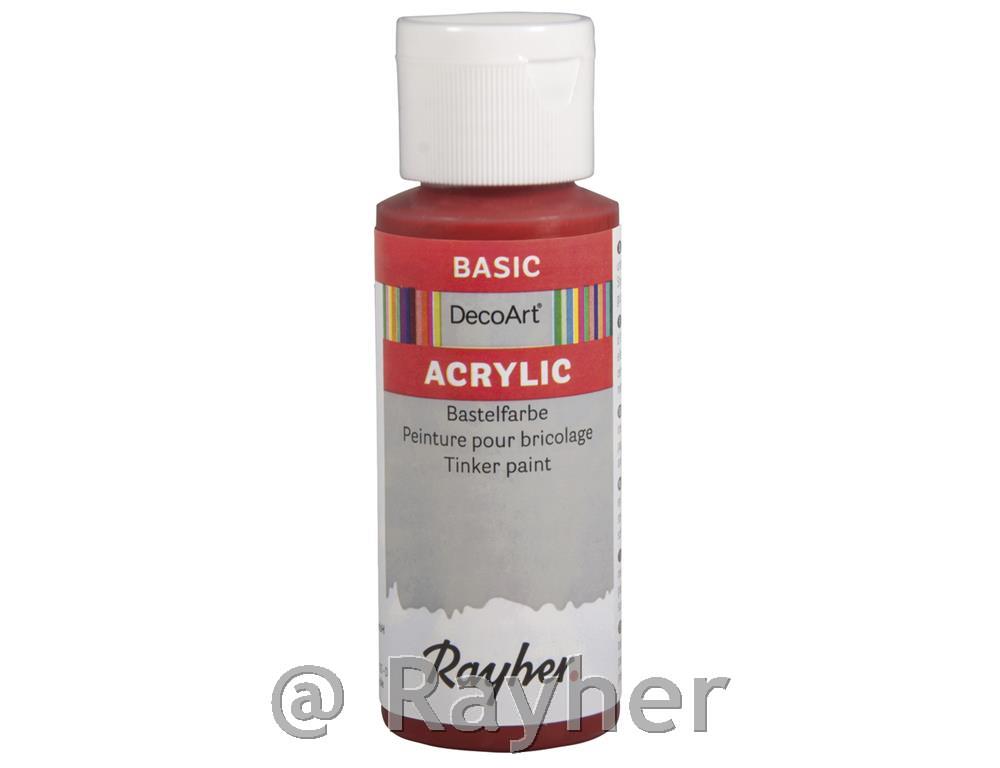 Akrilna barva "Acrylic", opečno rdeča, 59 ml