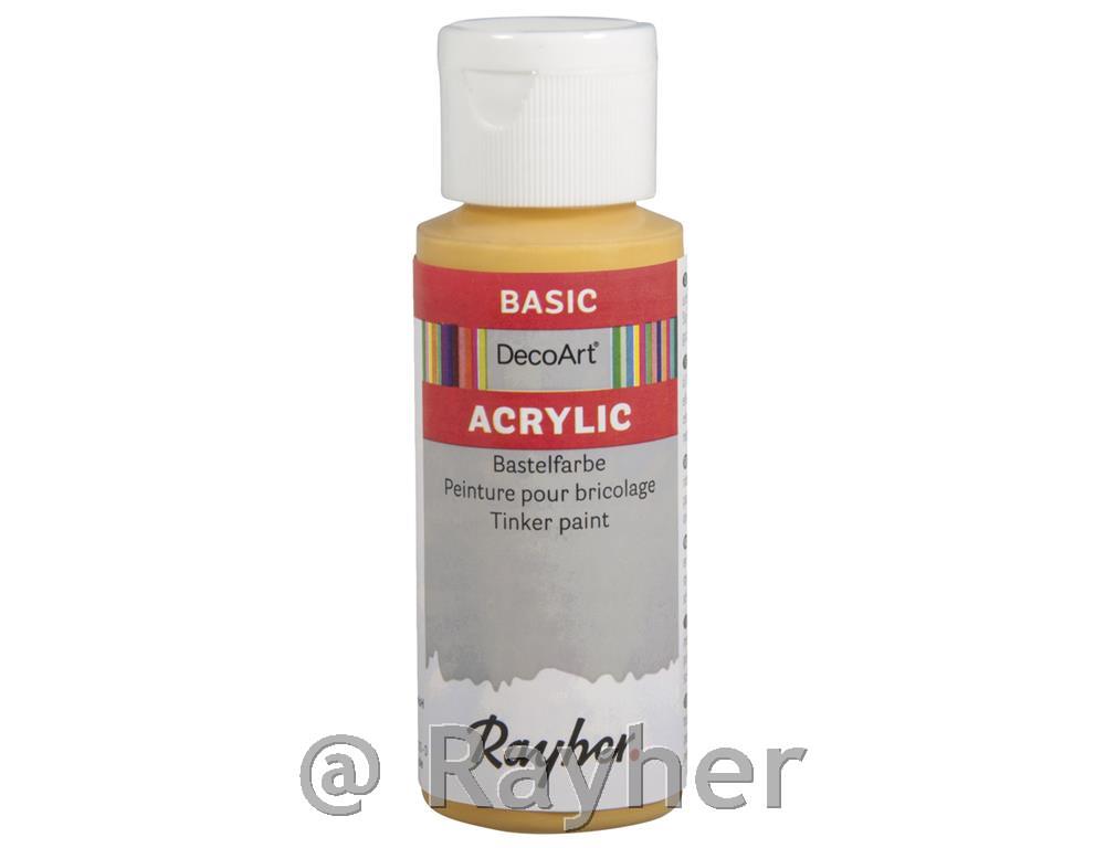 Akrilna barva "Acrylic", svetlo oker, 59 ml