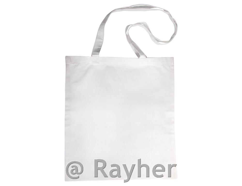 Vrečka bombažna, dolgi ročaji, 38x42 cm,