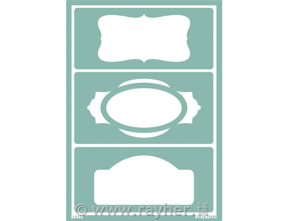 Soft stencil: signs 1, DIN A5, self-adhe