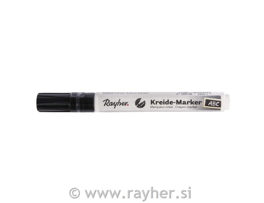 Crayon marker, black, chock tip 2-6 mm