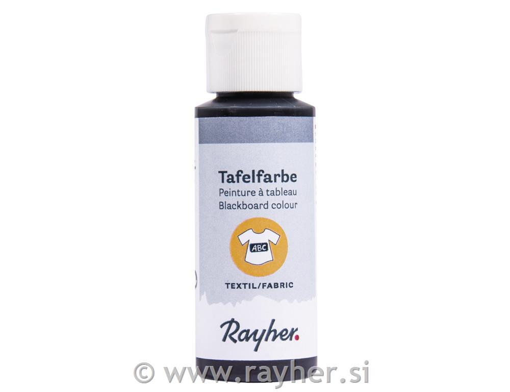 Barva za tablo za tekstil, črna, 50 ml
