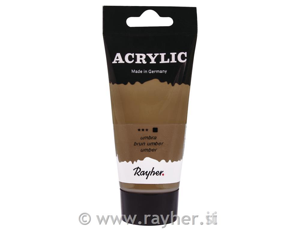 Akrilna barva Artists , umber, 75ml