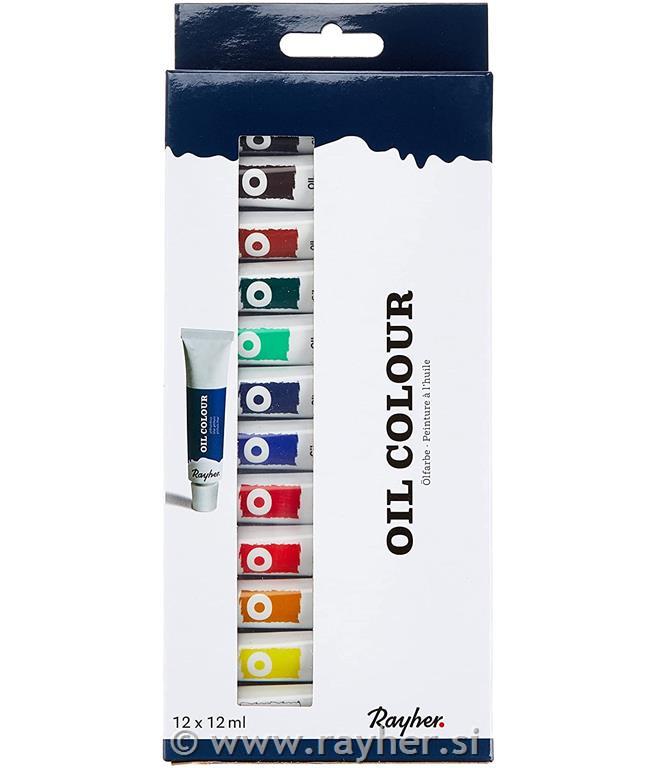 Oljne barve Artist's Oil, 12 x 12ml