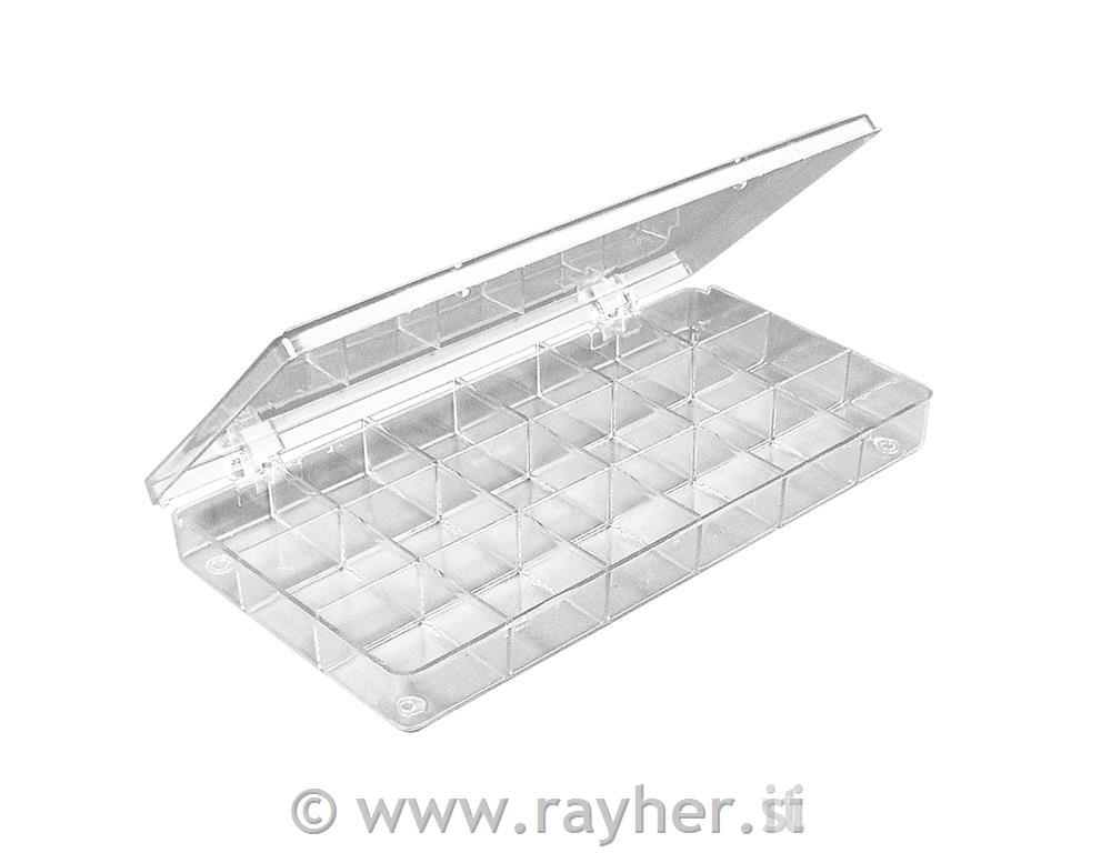 Sorting box, crystal, 18 cases