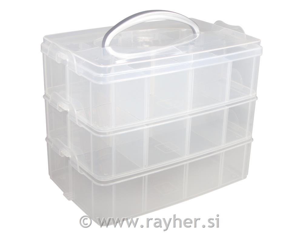 Sortirna škatla z ročajem,23,1x15,6x18,5