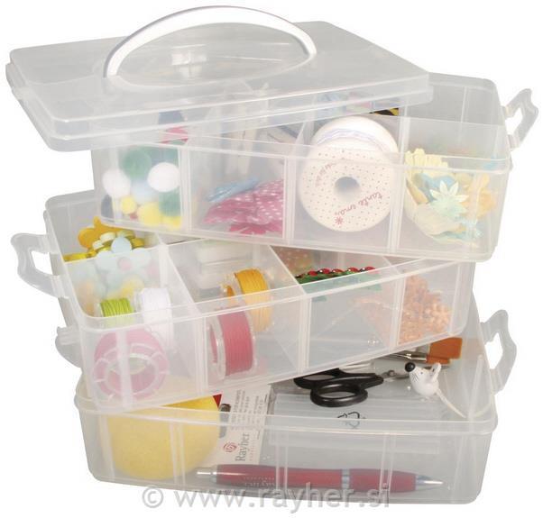 Sortirna škatla z ročajem,23,1x15,6x18,5