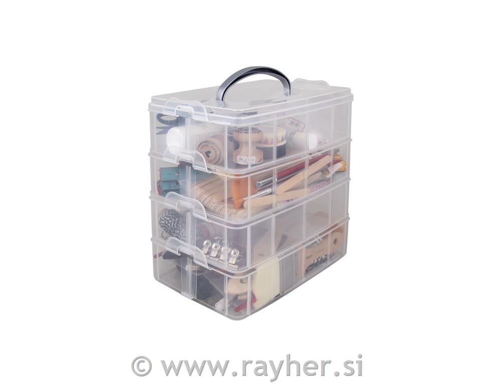 Sortirna škatla z ročajem,23,1x15,6x18,5