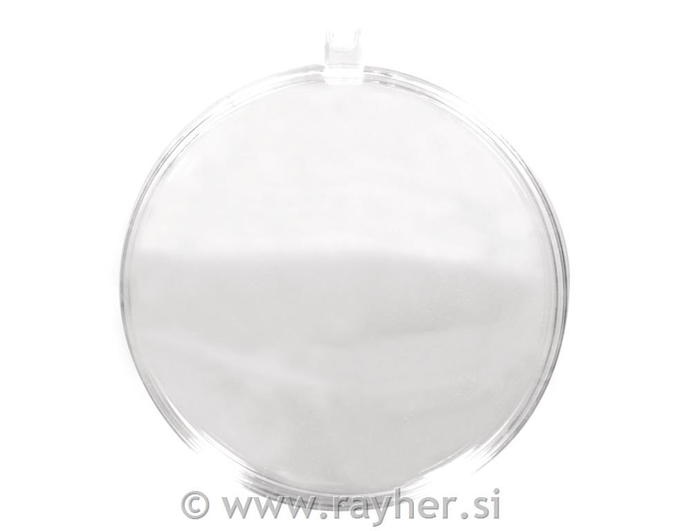 Plastični medaljon, 2-delni, 80mm o