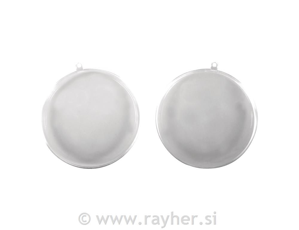 Plastični medaljon, 2-delni, 100mm o