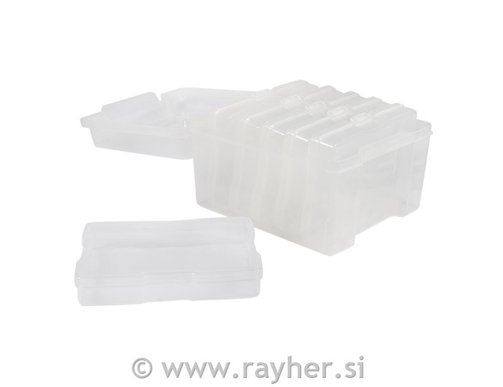 Storage box with 6 compartments210x185x140mm