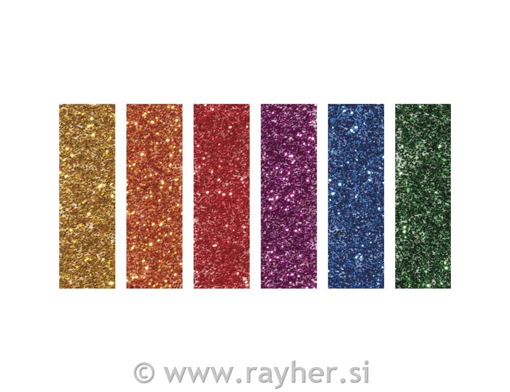 Set bleščic Bio-Glitter, barvne, set 6