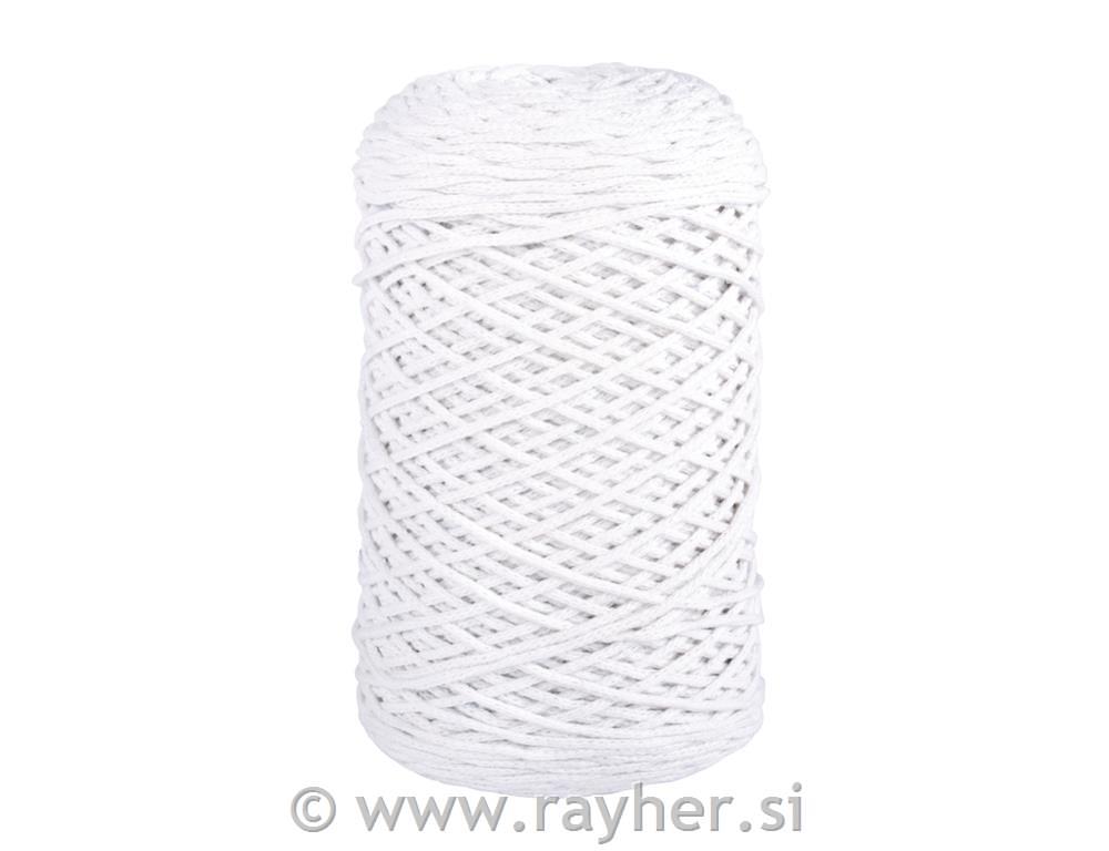 Vrvica jarn 2mm, bela 250m