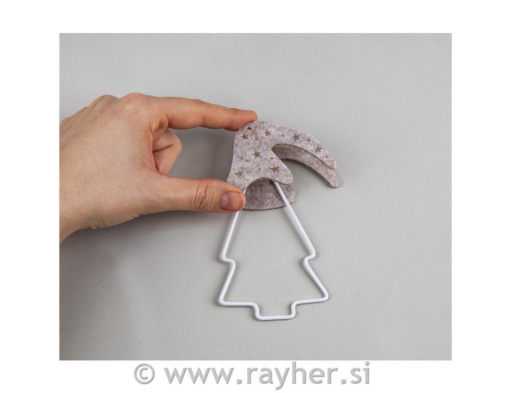 Palčki na kovin.smreki, obeski, set 3