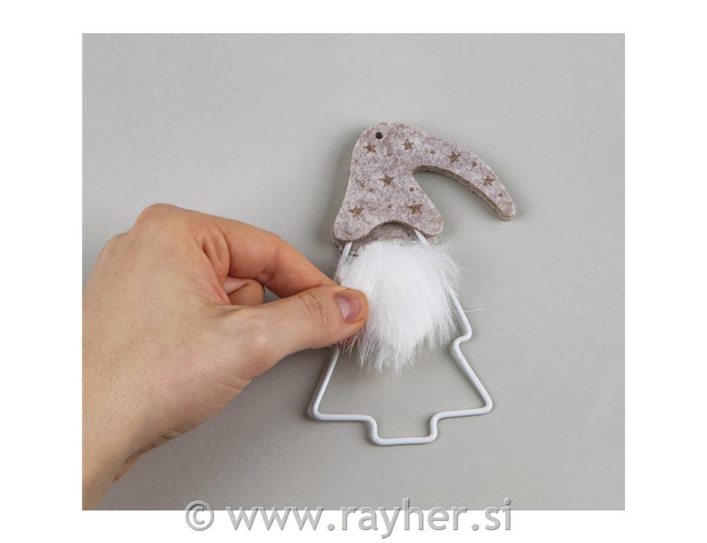 Palčki na kovin.smreki, obeski, set 3