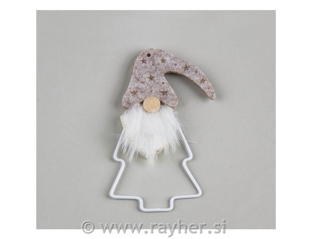 Palčki na kovin.smreki, obeski, set 3