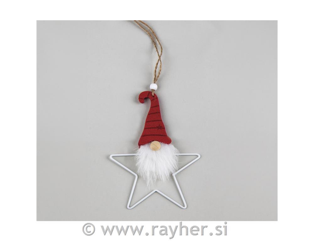 Palčki na kovin.zvezdi, obeski, set 3