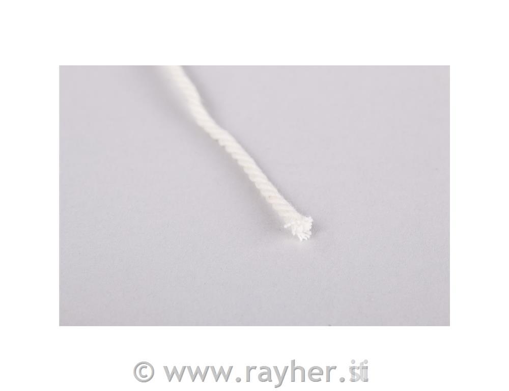 Vrvica jarn 2mm, bela, 70m