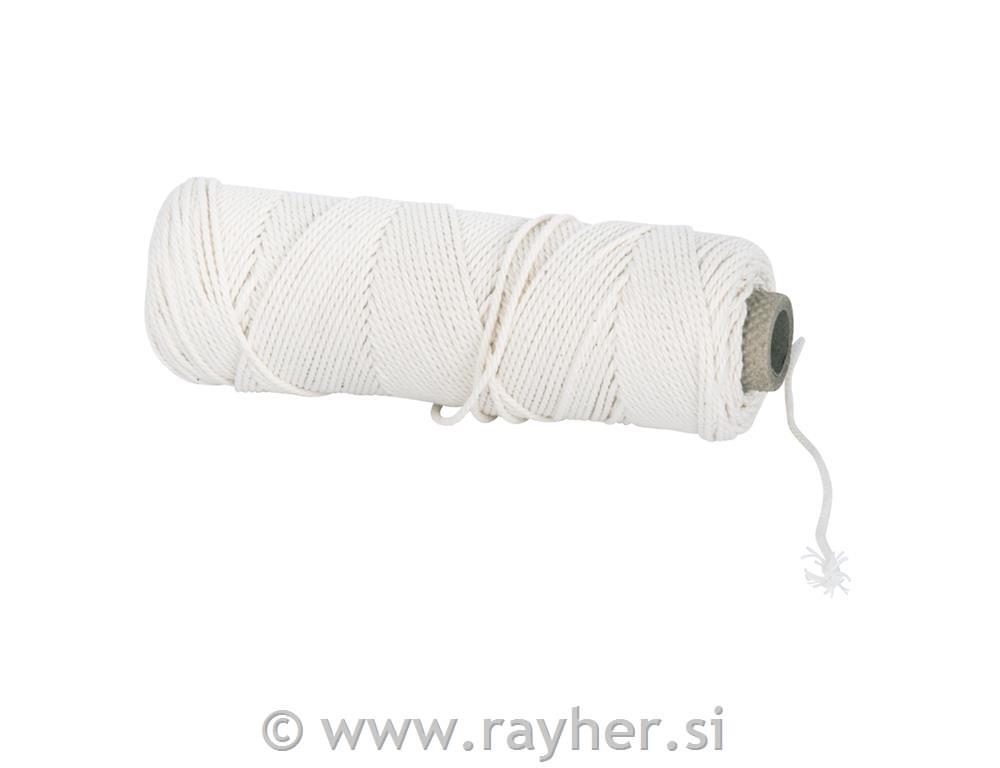 Vrvica jarn 2mm, bela, 70m