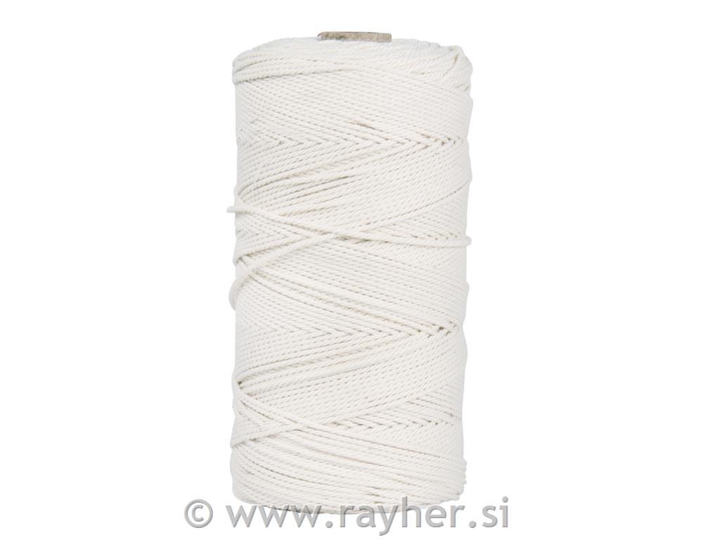 Vrvica jarn 2mm bela 260 m