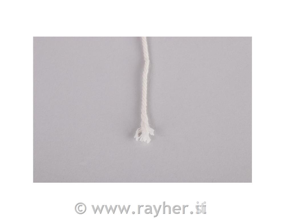 Vrvica jarn 2mm bela 260 m