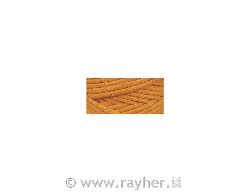 Vrvica makrame, rumena, 3 mm, 70 m