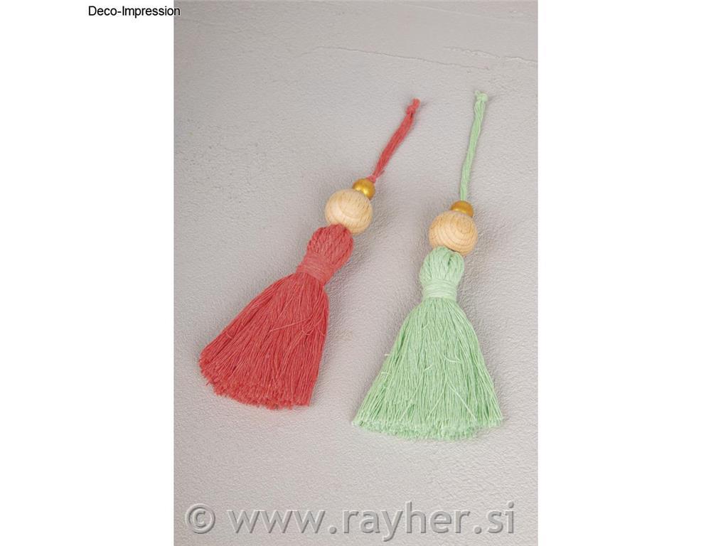 Vrvica makrame, mint zelena, 3 mm, 70 m