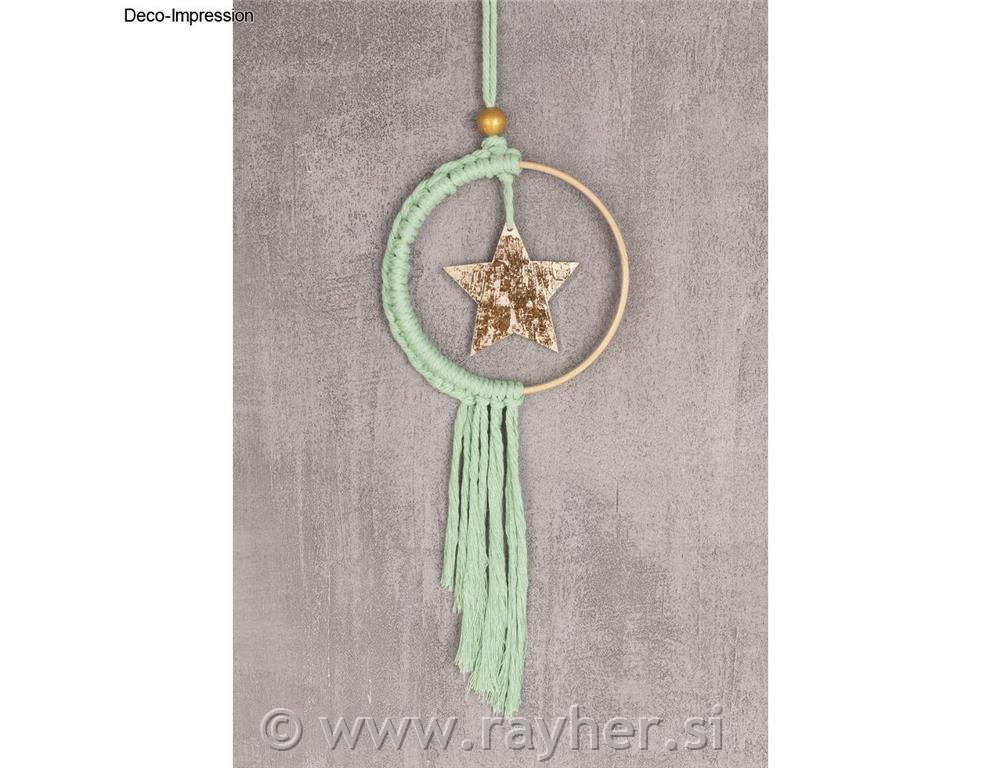 Vrvica makrame, mint zelena, 3 mm, 70 m