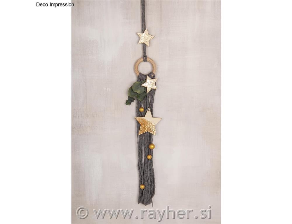 Macrame yarn, grey, 3 mm, 70 m