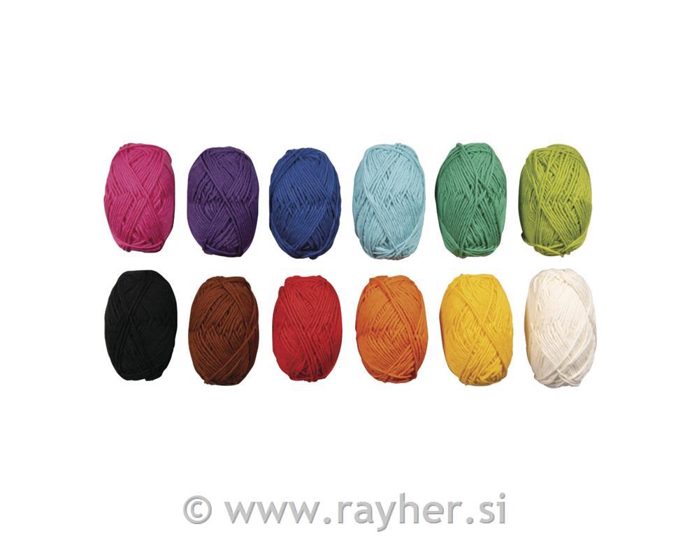 Bombažna preja, 20g x12 kom