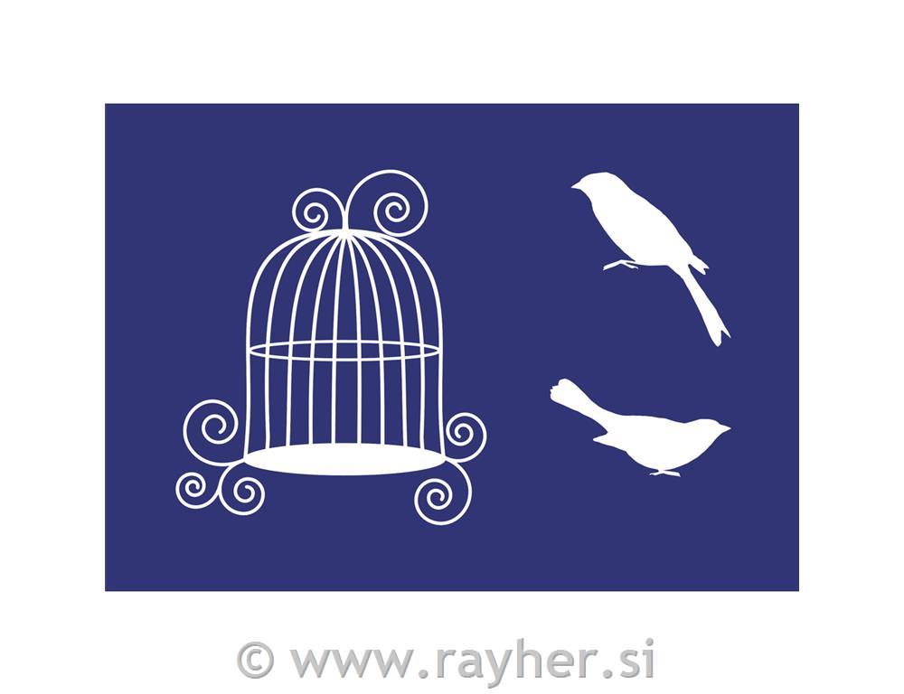 Šablona, kletka, A5,+ nož za barvo