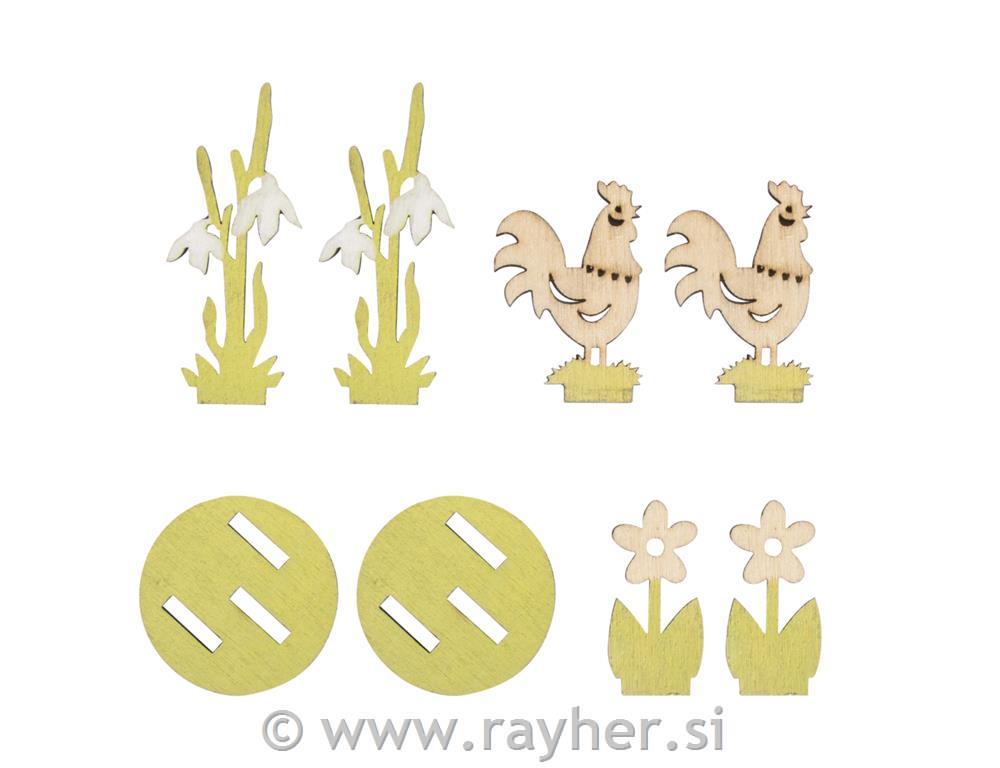 Maketa lesena, Velika noč, set 2