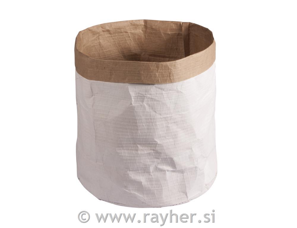 Paper sacks with round bottom, 40cm o, 44cm, bag 1pc